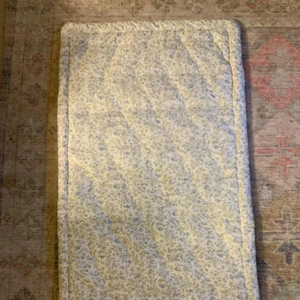 NEW Quilted couch topper or decor with gripped bottom